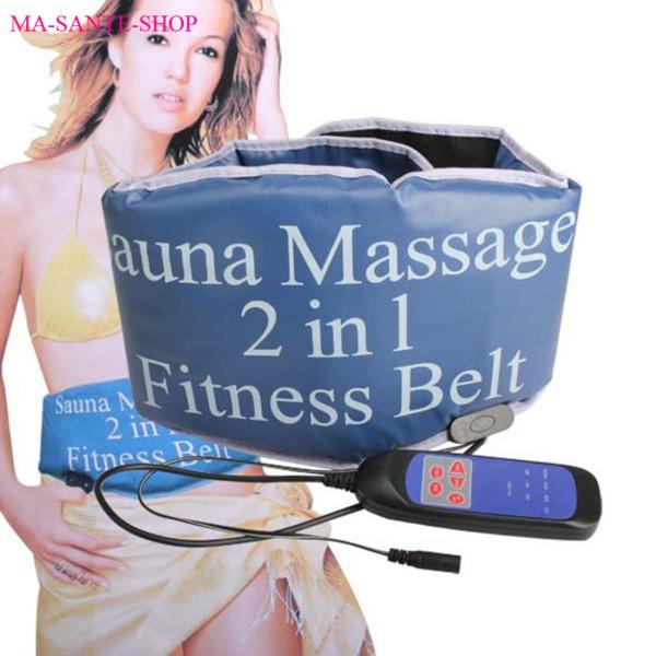 Ceinture  SAUNA 2 en 1  : Massage & Bruleur de graisse