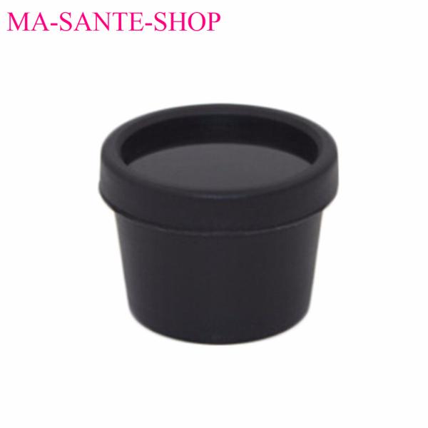 Pot avec couvercle rechargeable pour cosmétiques et réutilisable.