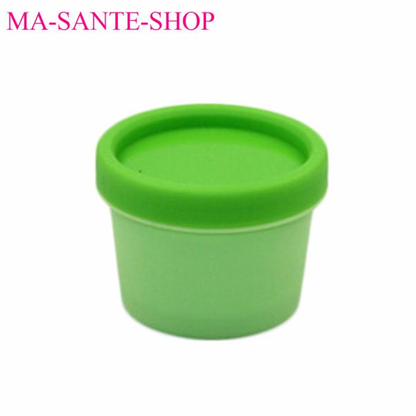 Pot avec couvercle rechargeable pour cosmétiques et réutilisable.