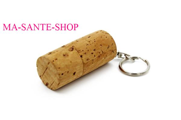 Bouchon en LIEGE /Clé USB 2 de 4 gb 8 gb 16 gb 32 gb 64 gb avec porte-clés