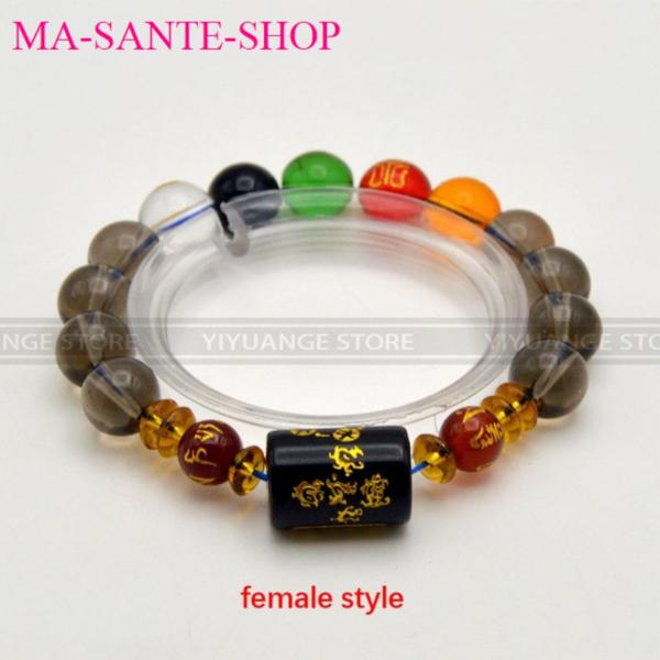 *- Bracelet " 5 ELEMENTS " pour homme & Femme FENG-SHUI