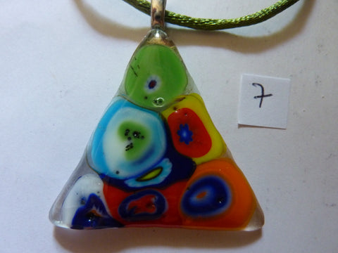 Pendentif 7 Chakras en Fusing (7)