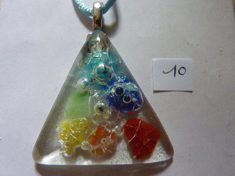Pendentif 7 Chakras en Fusing (10)