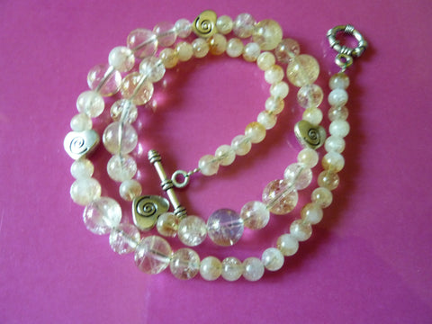 Collier en Citrine